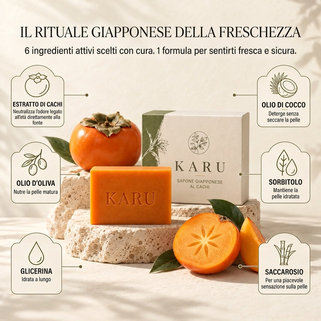 Sapone Giapponese al Cachi